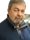 man in blue button up shirt